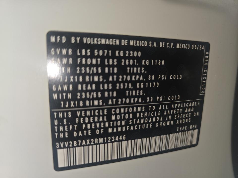 2024 Volkswagen Tiguan 2.0T SE AWD