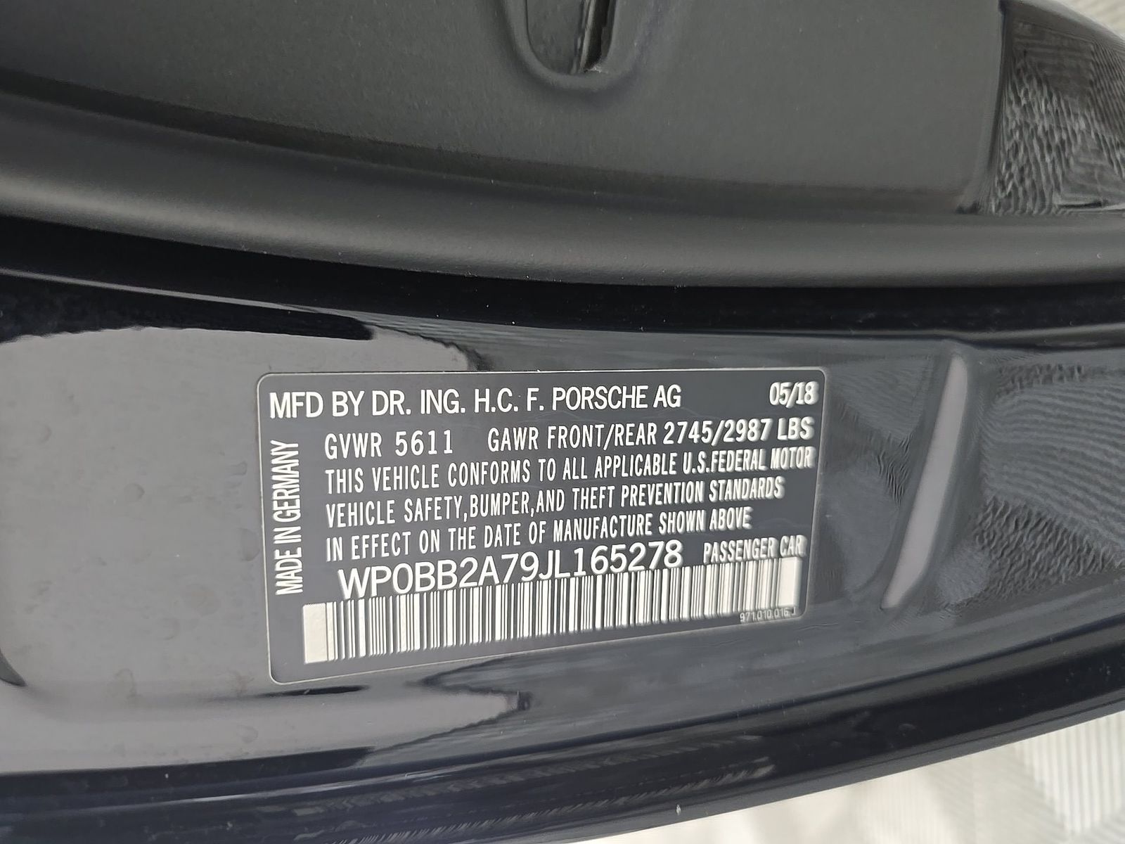 2018 Porsche Panamera 4S Executive AWD