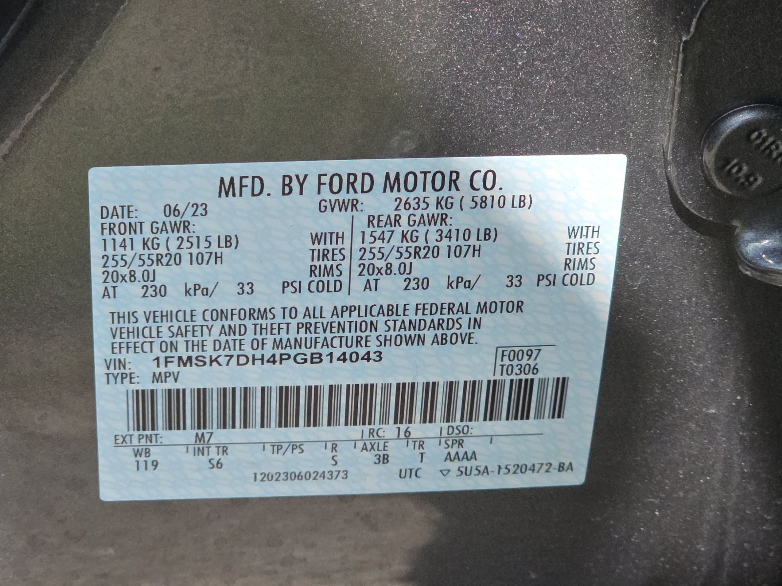 2023 Ford Explorer XLT RWD