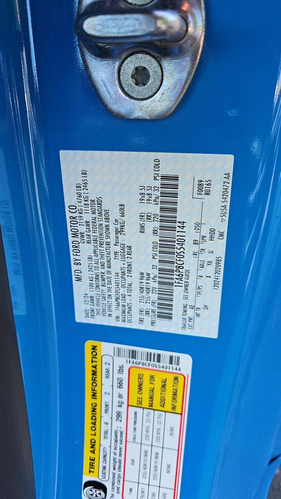 2025 Ford Mustang GT Premium RWD