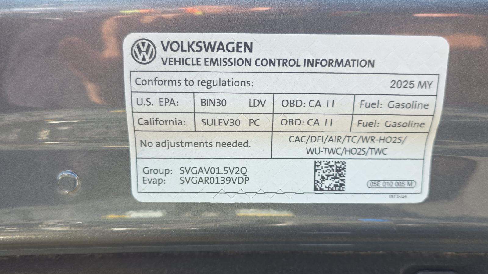 2025 Volkswagen Jetta 1.5T S FWD