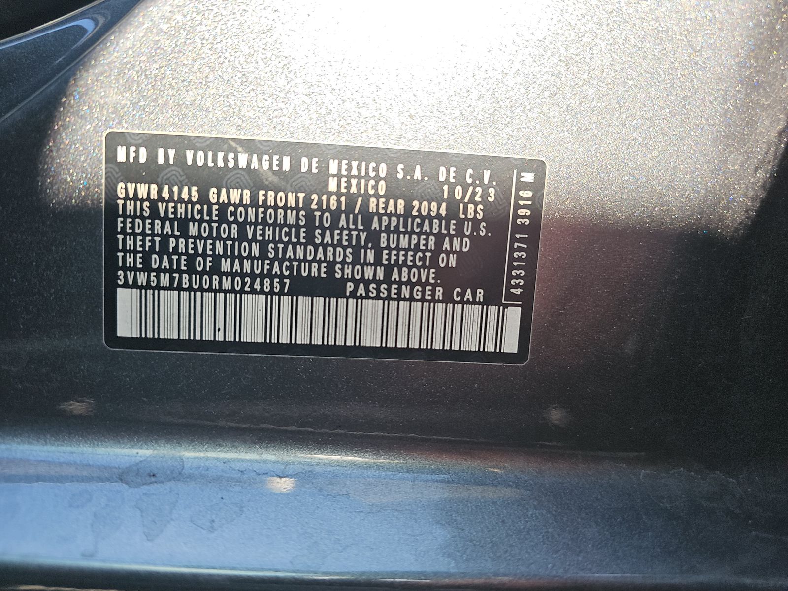 2024 Volkswagen Jetta 1.5T S FWD