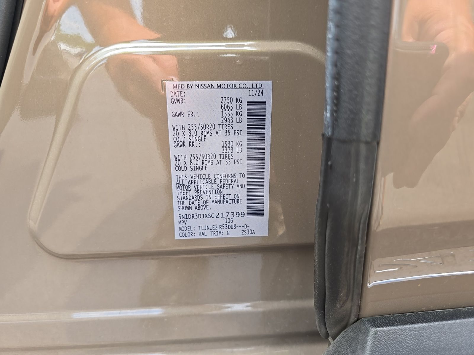 2025 Nissan Pathfinder Platinum AWD