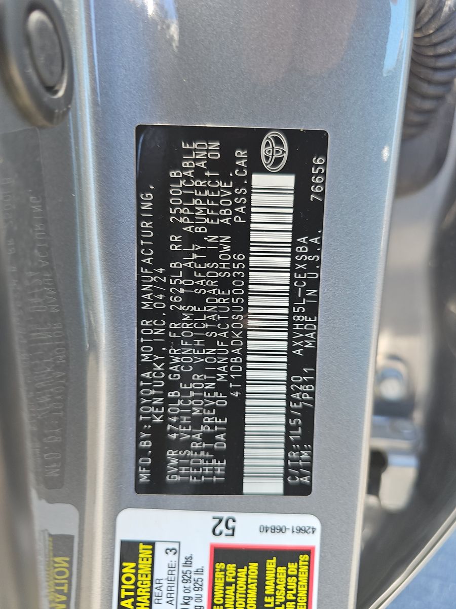 2025 Toyota Camry SE AWD