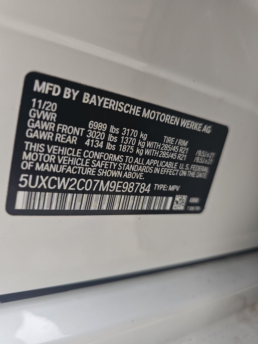 2021 BMW X7 xDrive40i AWD