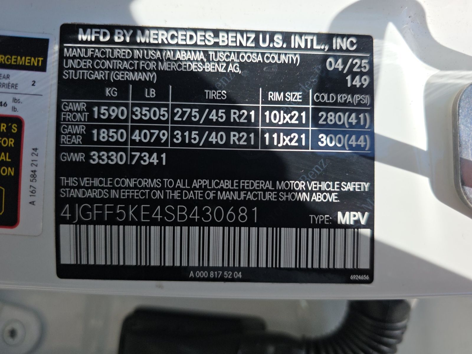2025 Mercedes-Benz GLS GLS 450 AWD