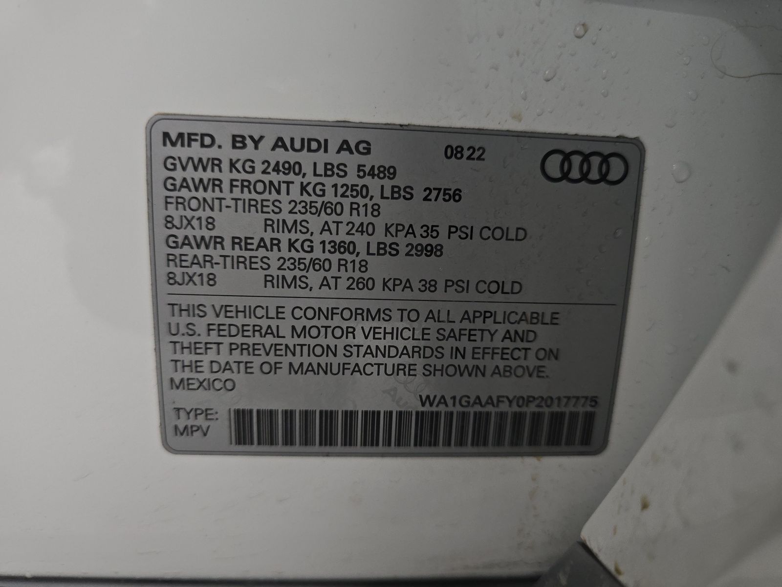 2023 Audi Q5 S line Premium AWD