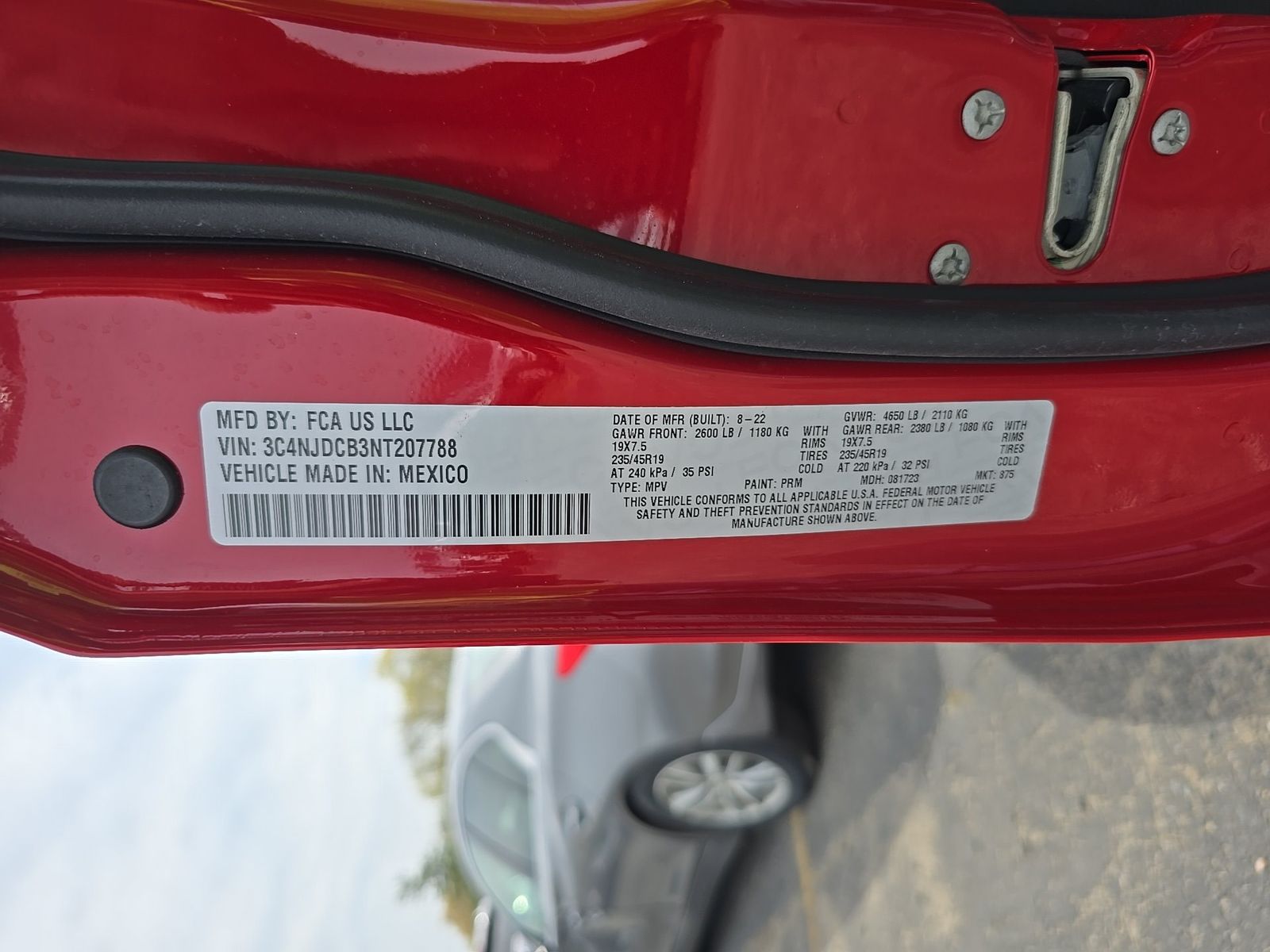 2022 Jeep Compass Limited Red Edition AWD