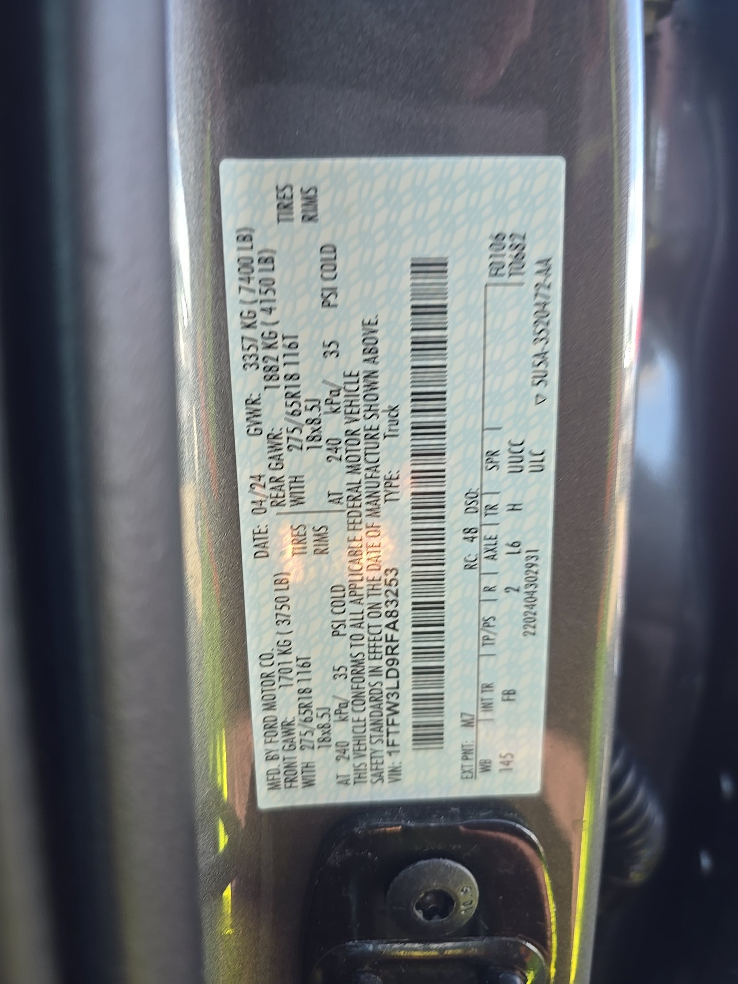 2024 Ford F-150 Hybrid XLT AWD