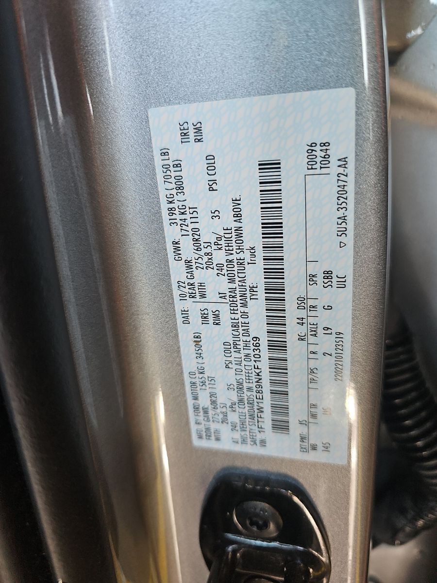 2022 Ford F-150 XLT AWD
