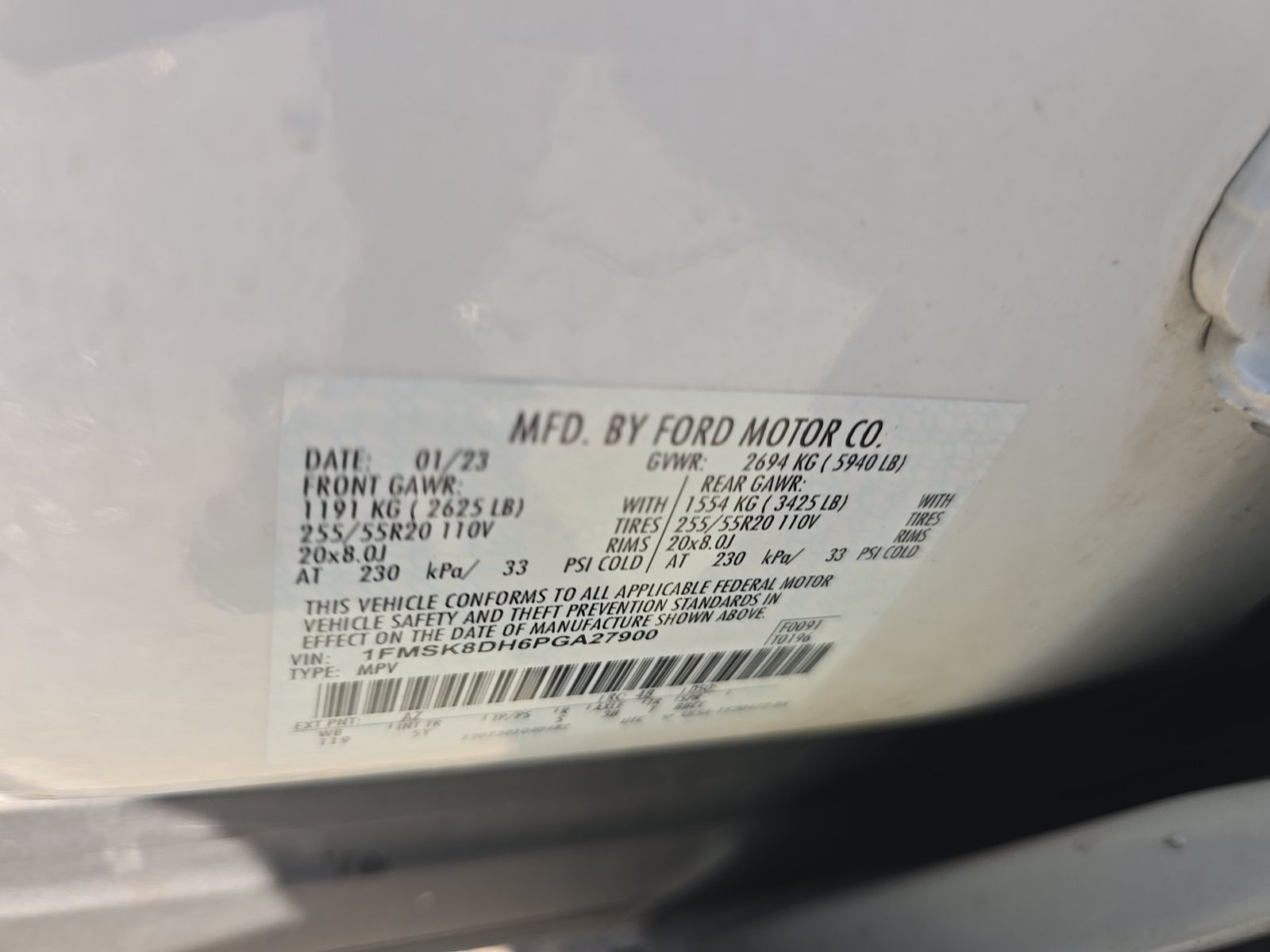 2023 Ford Explorer XLT AWD