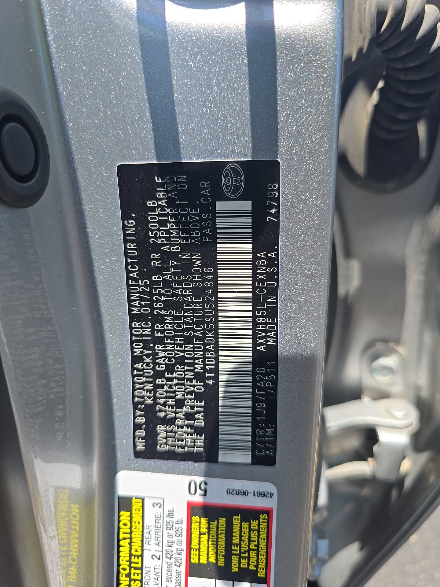 2025 Toyota Camry LE AWD