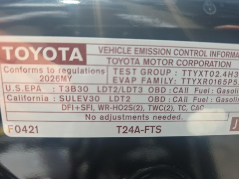 2026 Toyota Tacoma TRD Sport AWD