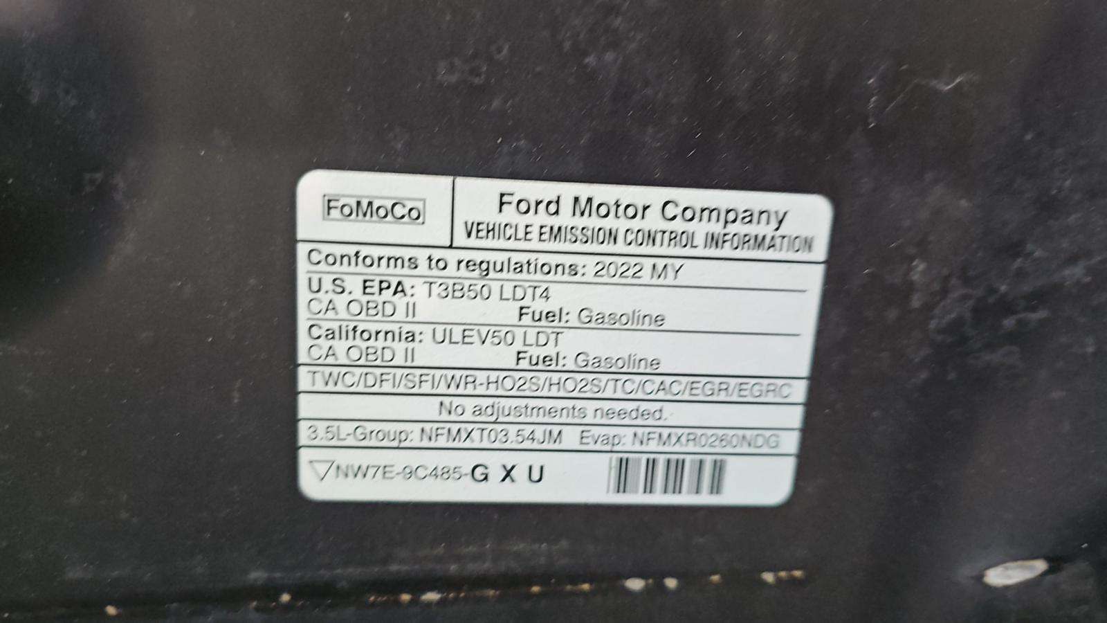 2022 Ford F-150 Tremor AWD