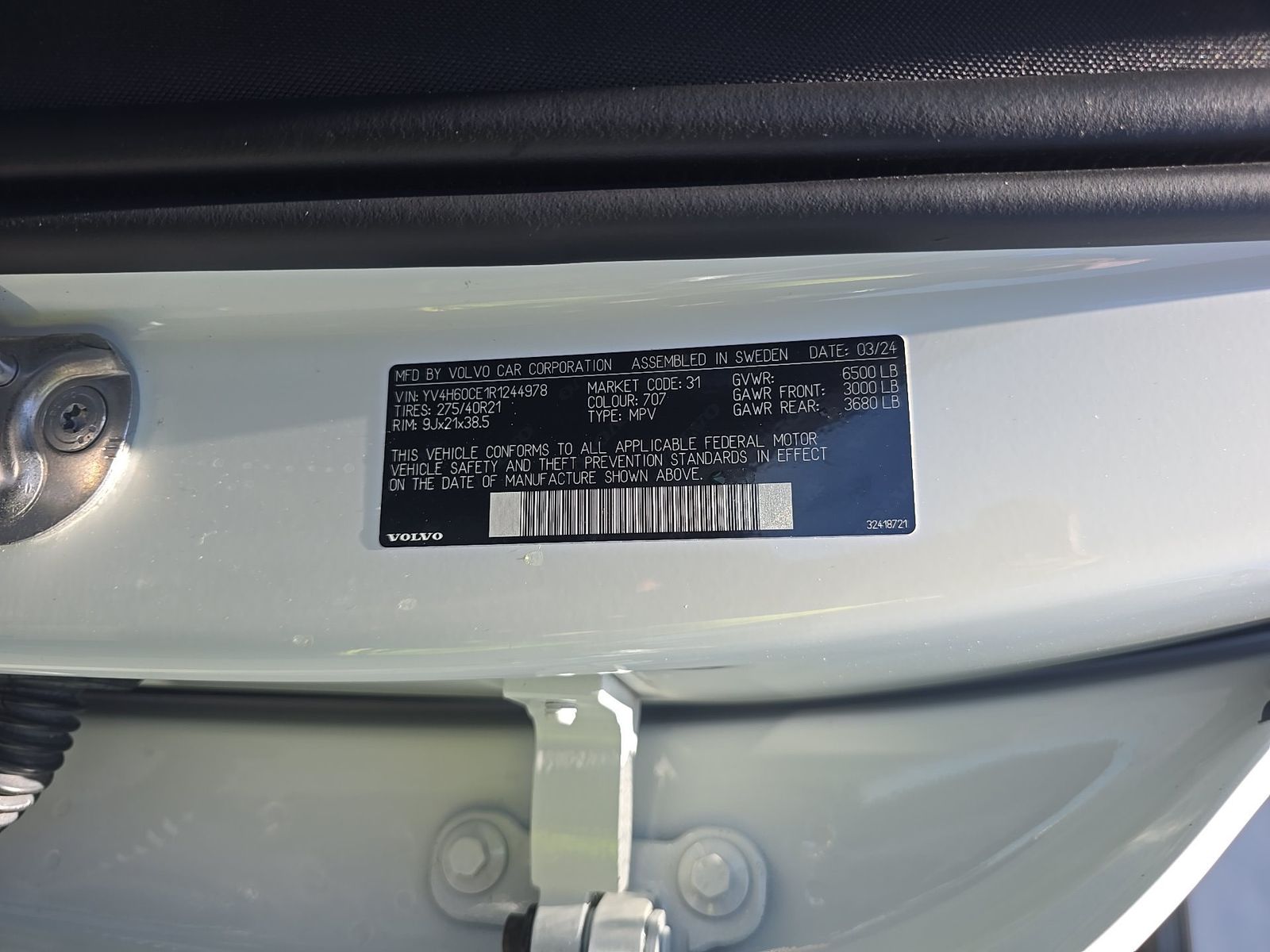 2024 Volvo XC90 Recharge T8 Plus AWD