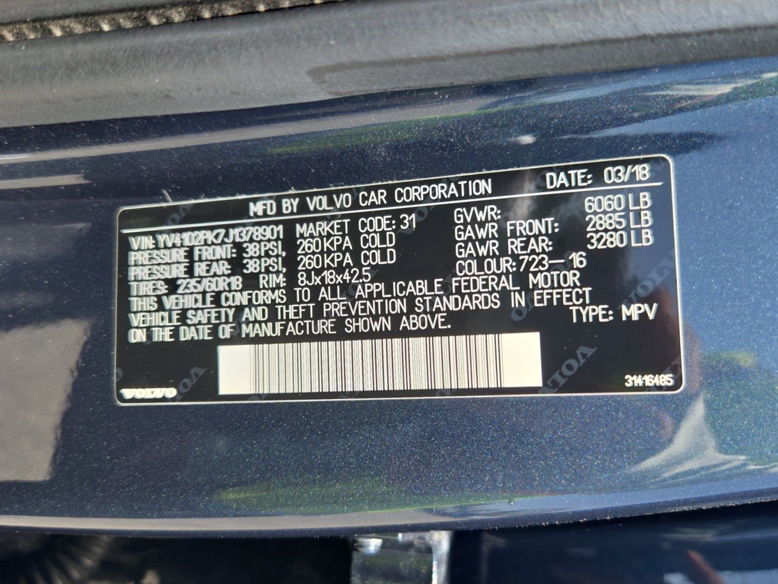 2018 Volvo XC90 T5 Momentum AWD