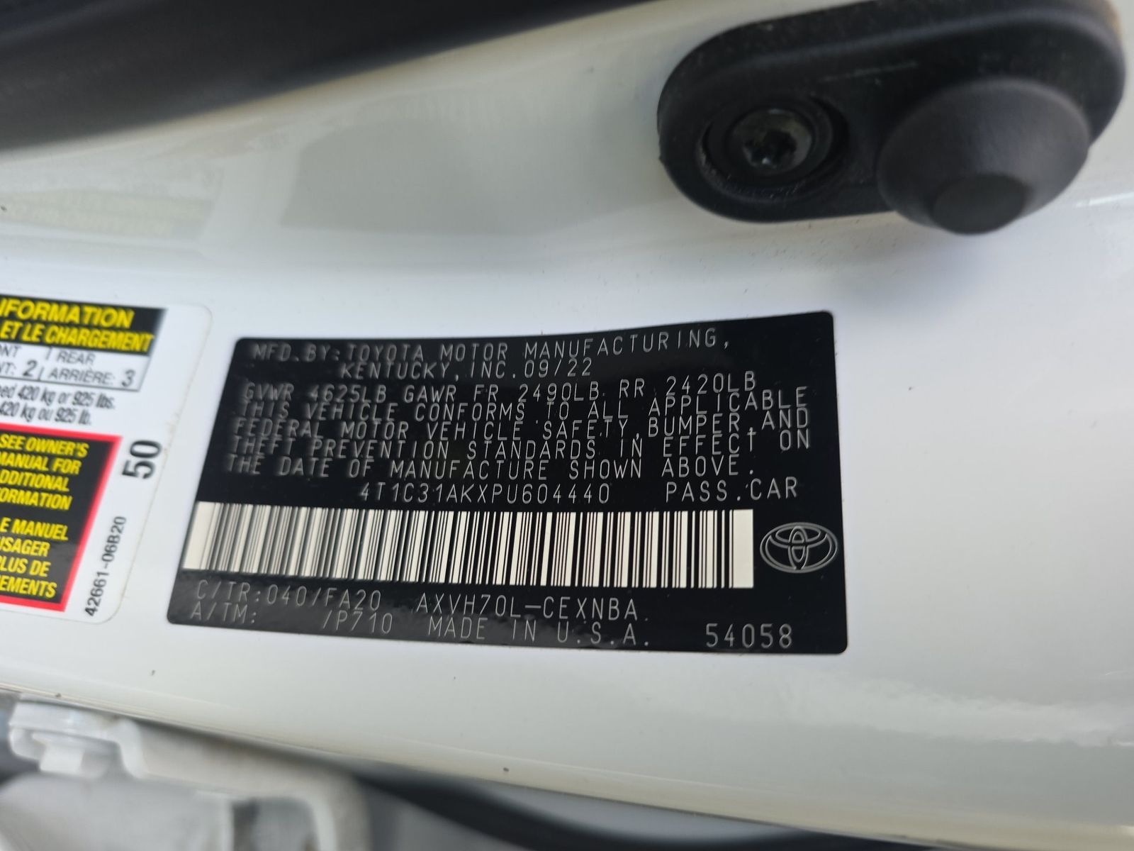 2023 Toyota Camry Hybrid LE FWD