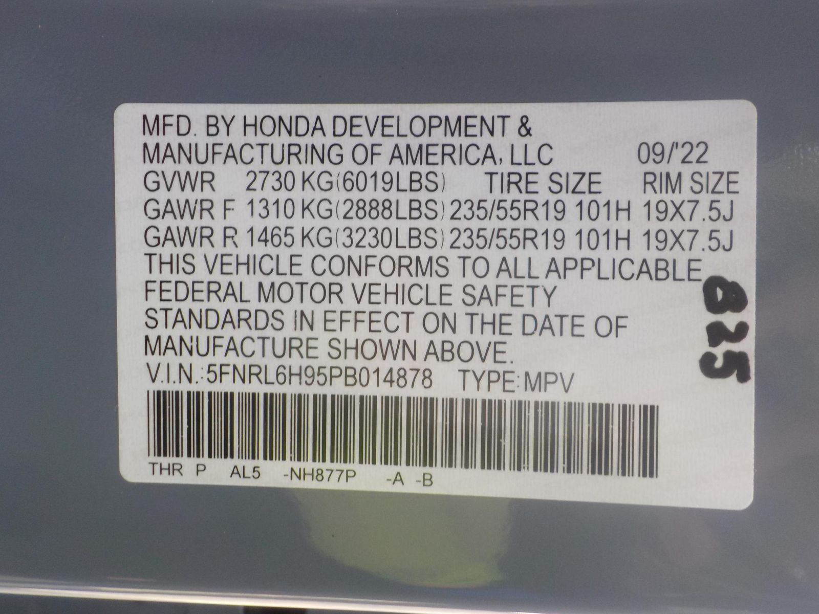 2023 Honda Odyssey Elite FWD