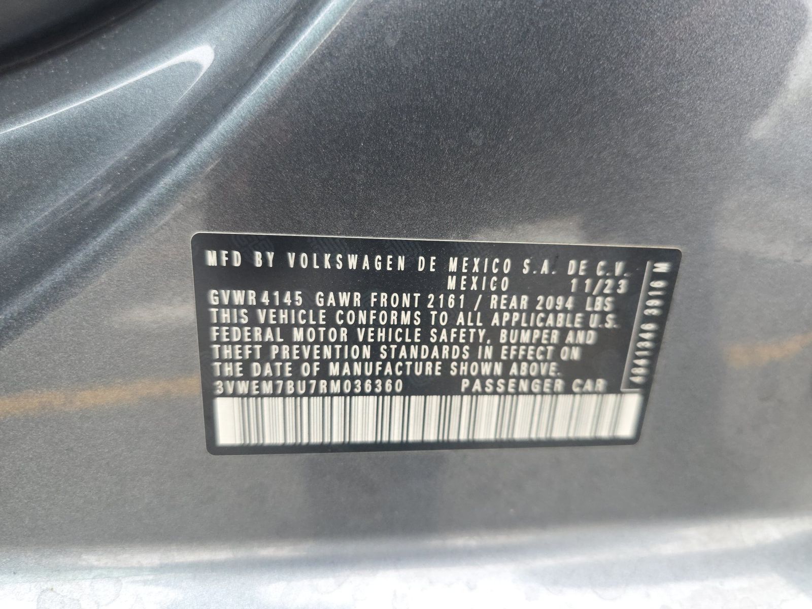 2024 Volkswagen Jetta 1.5T SE FWD