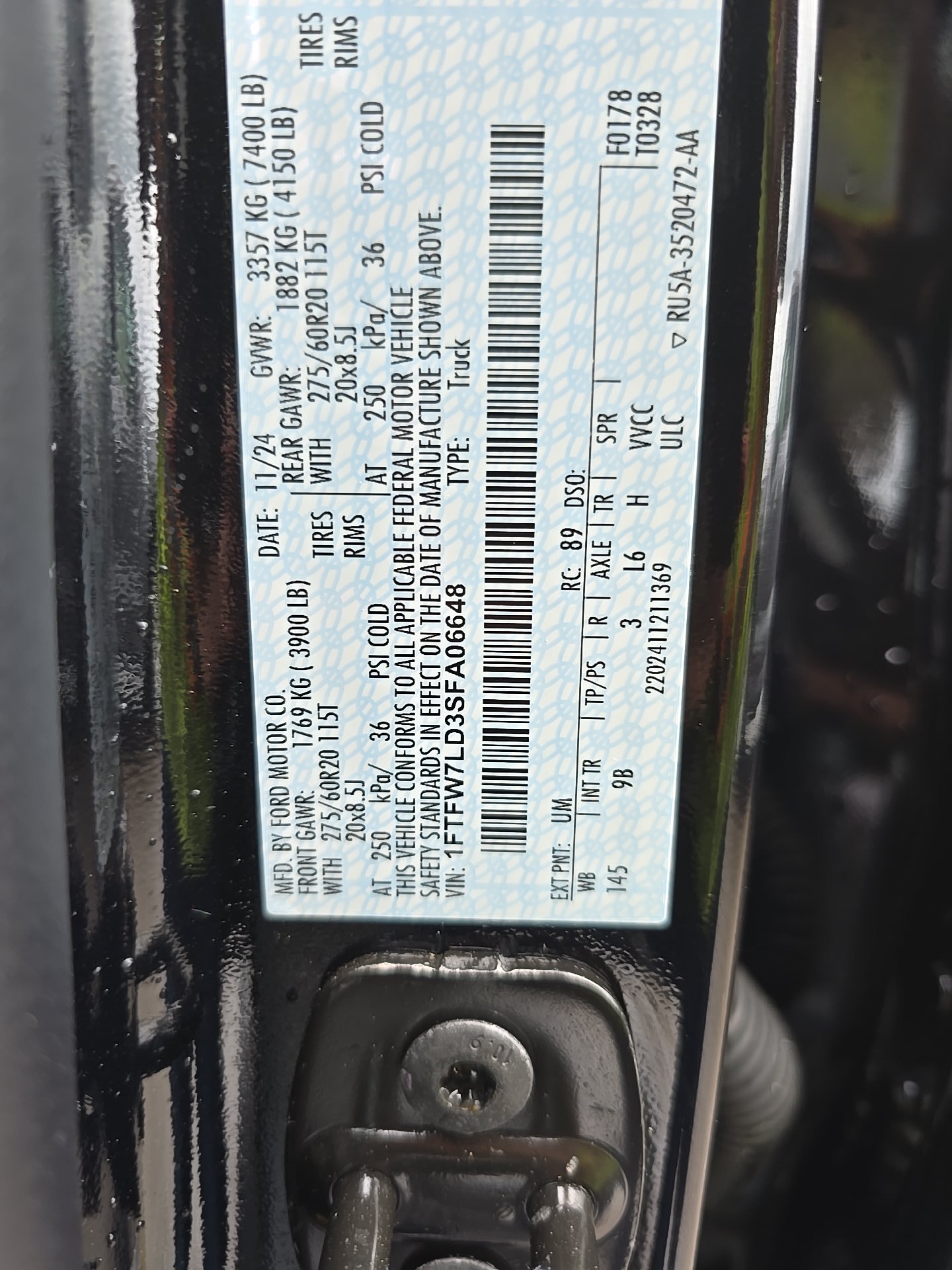 2025 Ford F-150 Hybrid Platinum AWD