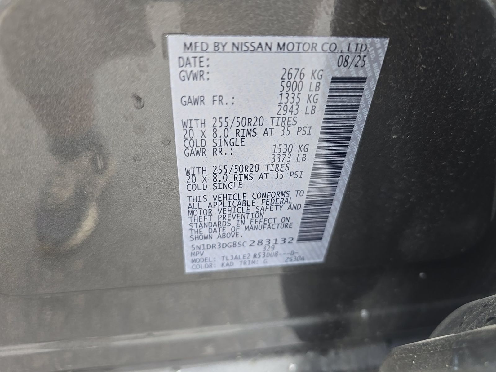 2025 Nissan Pathfinder Platinum FWD