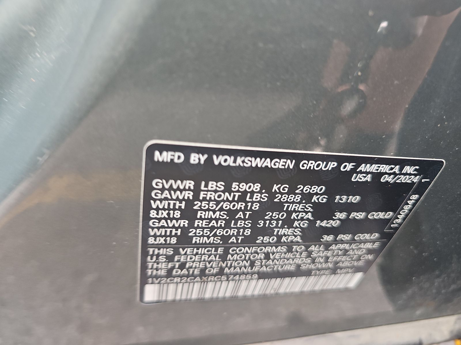 2024 Volkswagen Atlas 2.0T Peak Edition SE AWD