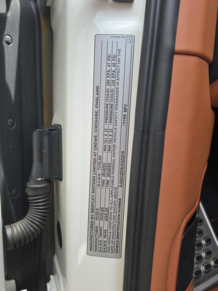 2018 Bentley Bentayga W12 Signature AWD