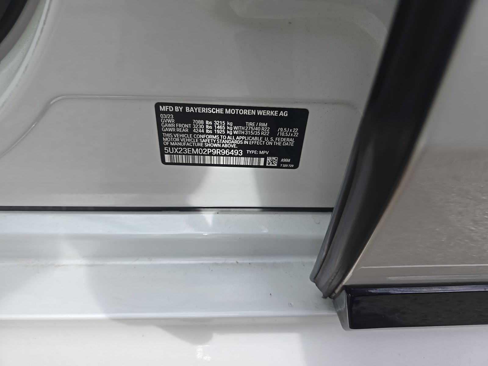 2023 BMW X7 xDrive40i AWD