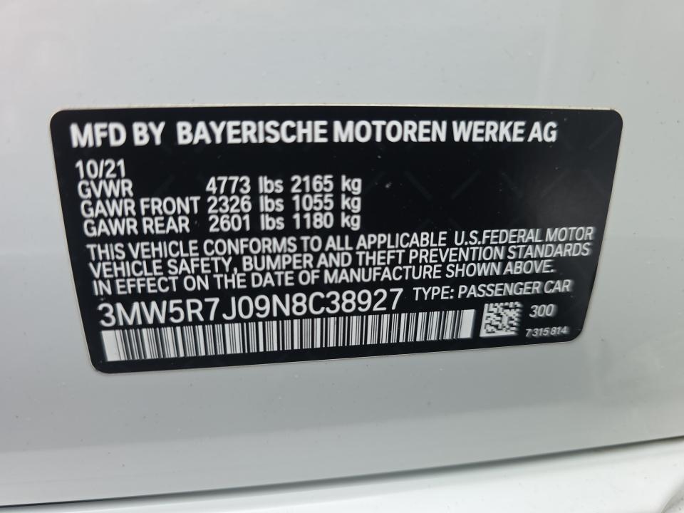 2022 BMW 3 Series 330i xDrive AWD