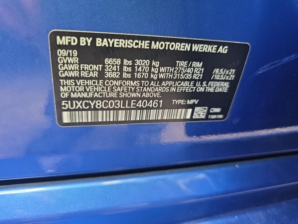 2020 BMW X6 M50i AWD
