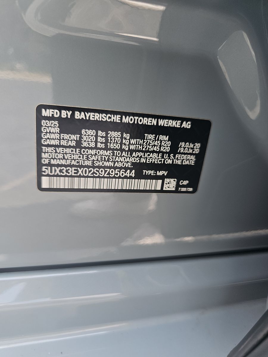 2025 BMW X6 xDrive40i AWD