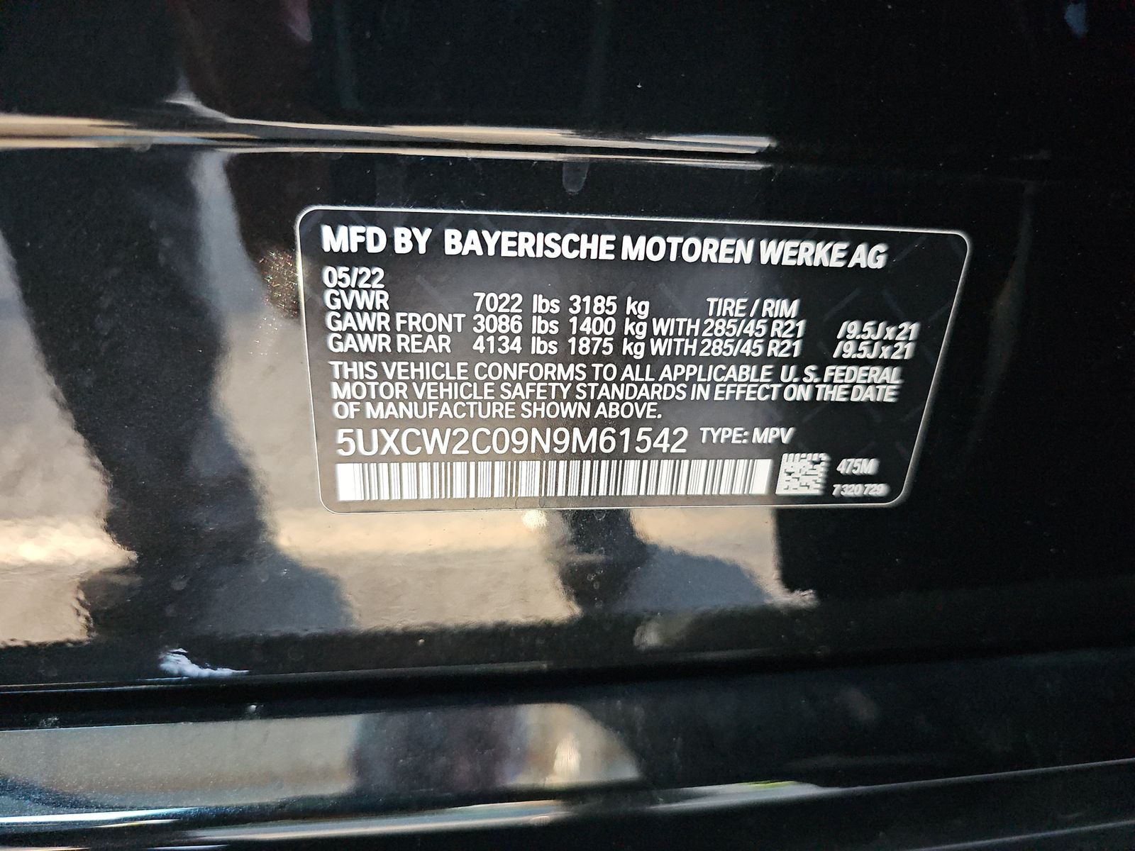 2022 BMW X7 xDrive40i AWD