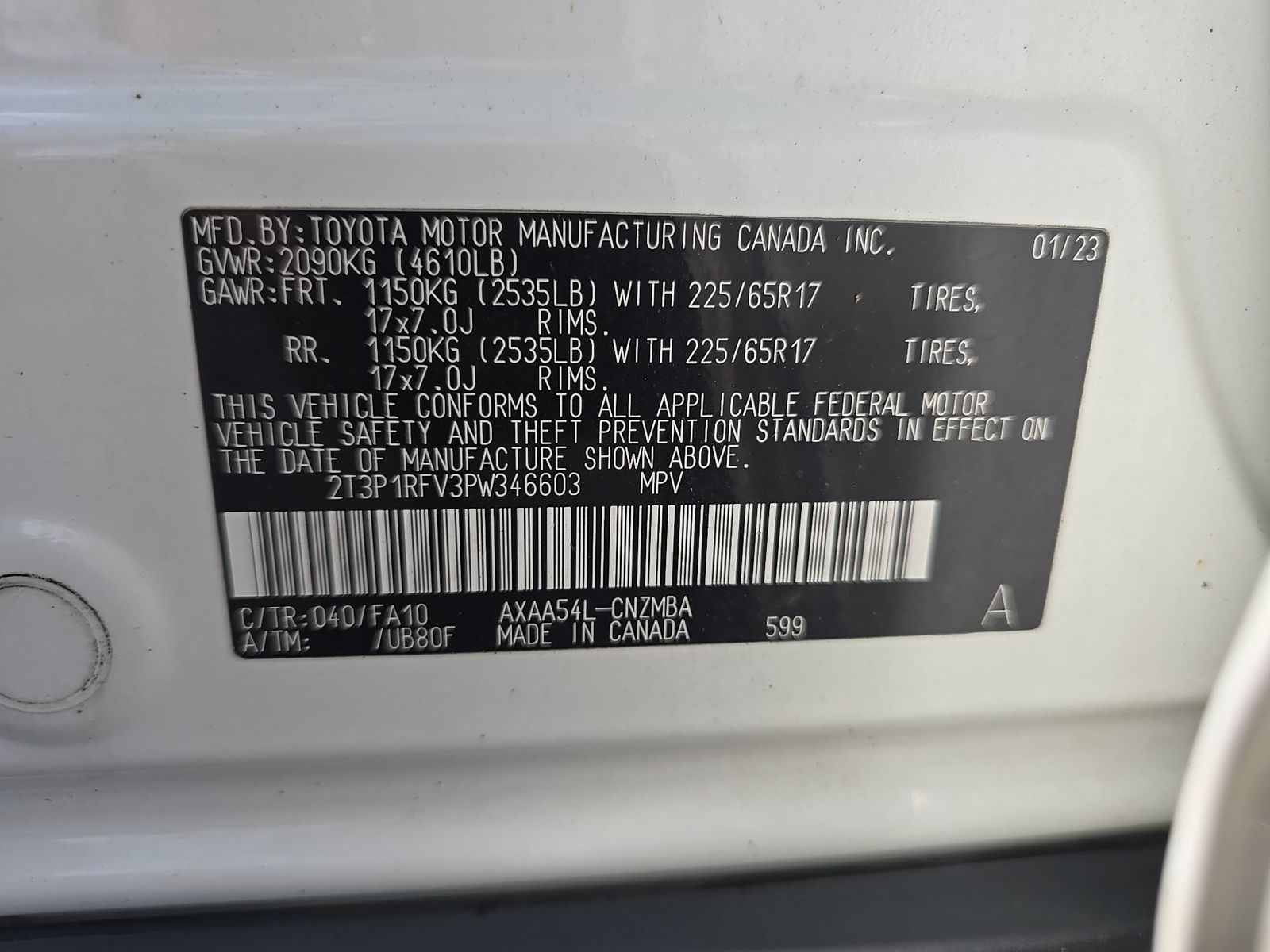 2023 Toyota RAV4 XLE AWD