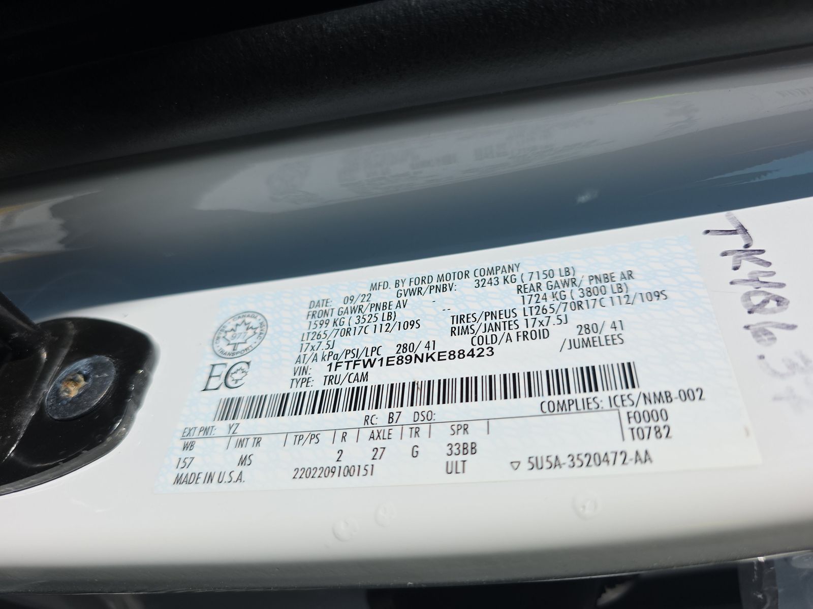 2022 Ford F-150 XLT AWD