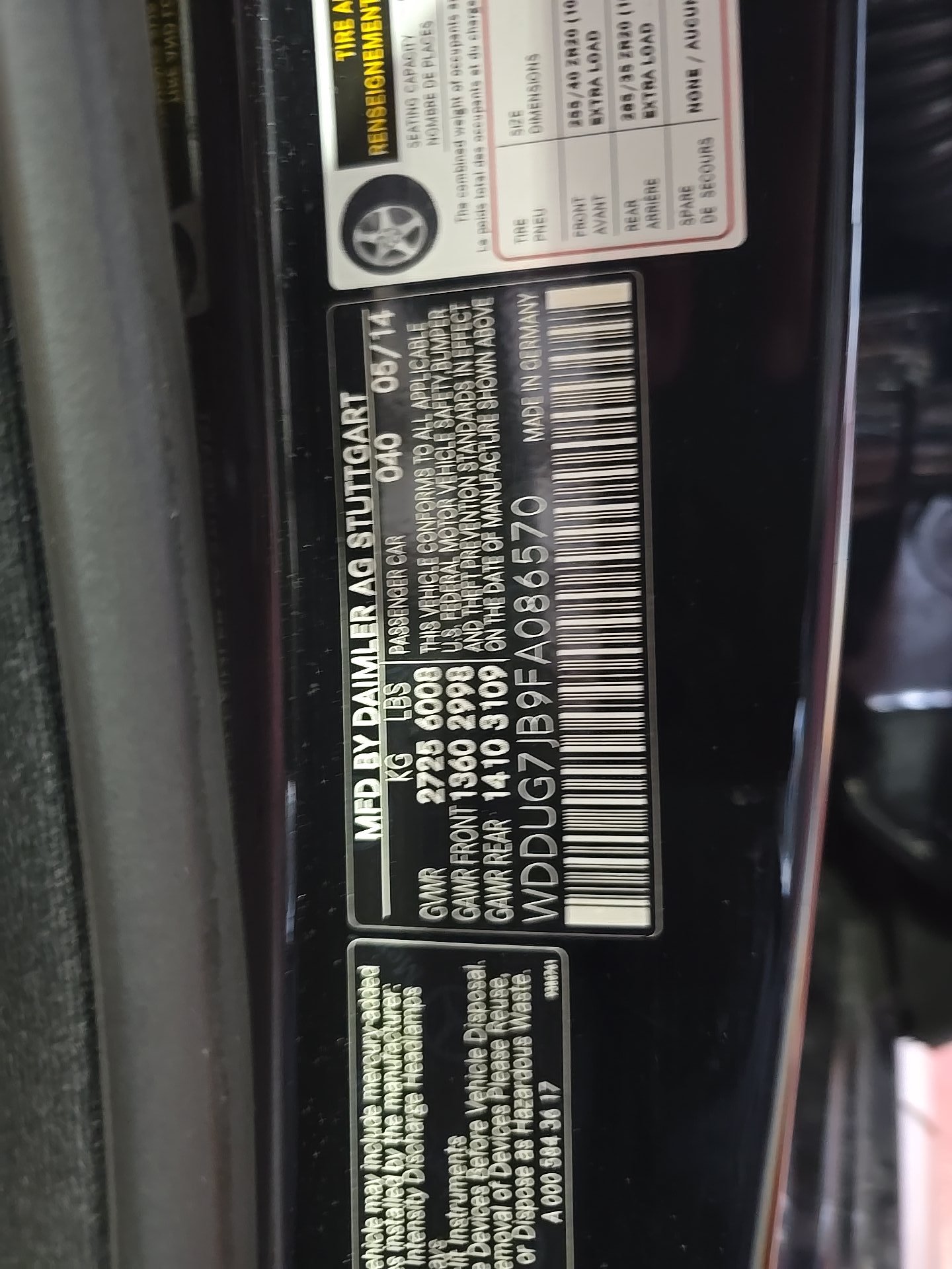2015 Mercedes-Benz S-Class S 63 AMG AWD
