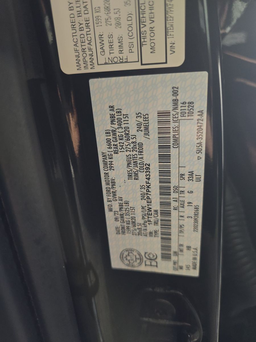 2023 Ford F-150 Lariat AWD