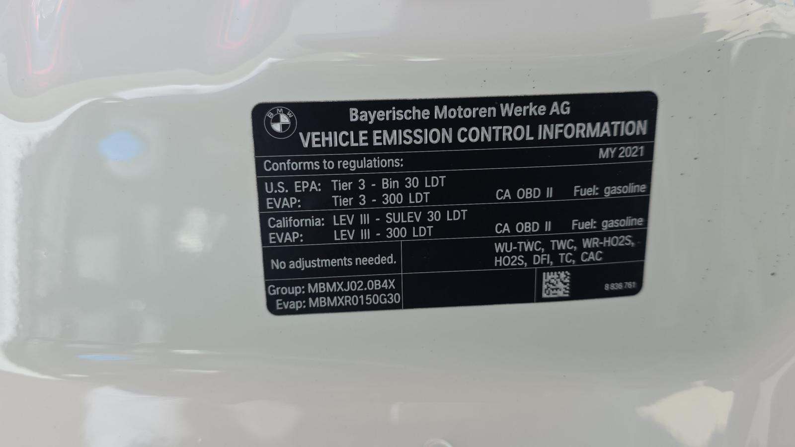 2021 BMW X3 xDrive30i AWD