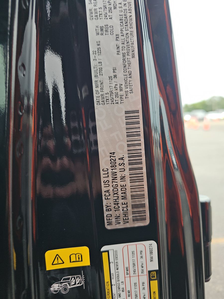 2022 Jeep Wrangler Unlimited Sport S Edition AWD