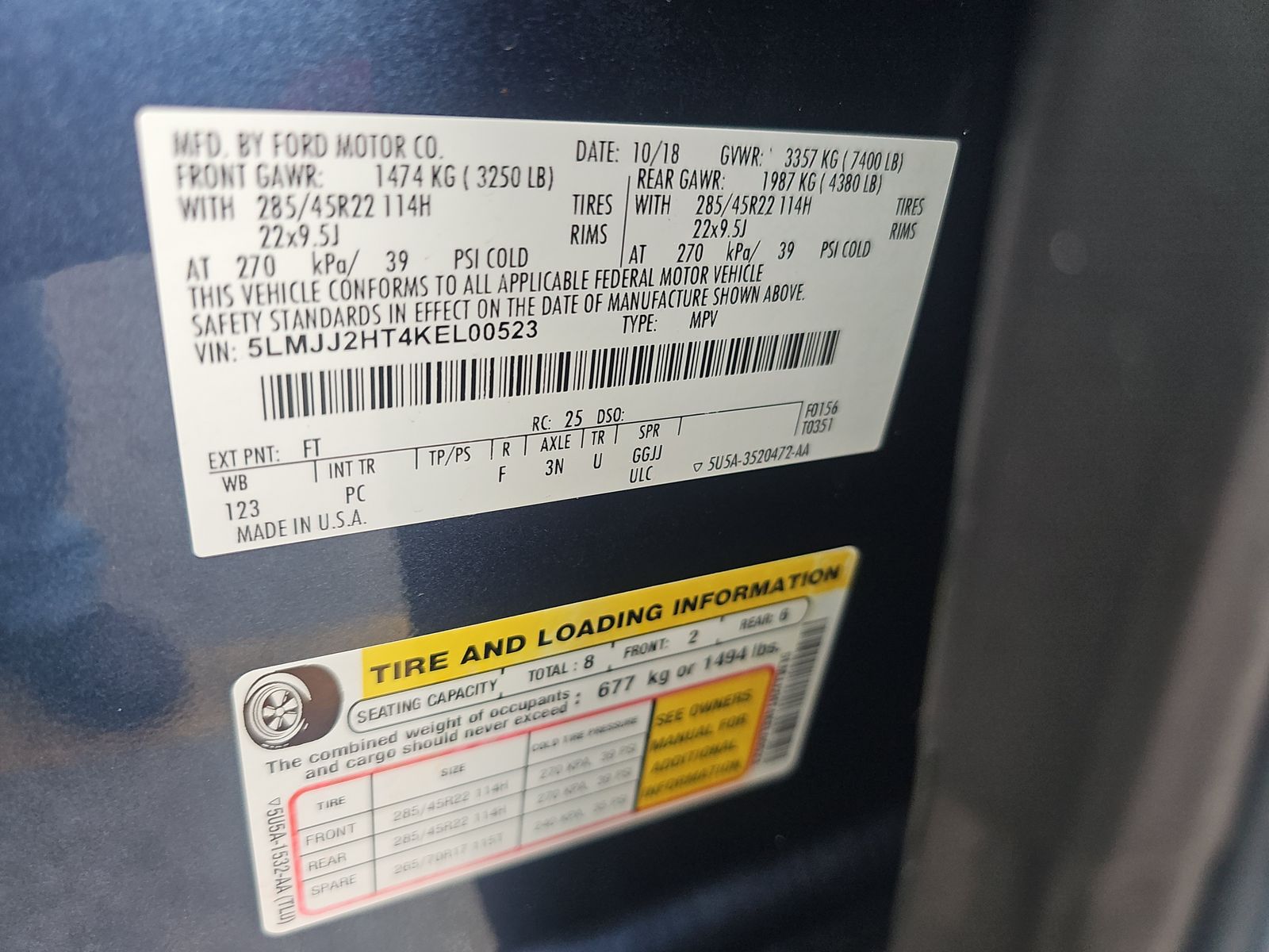 2019 Lincoln Navigator Select RWD