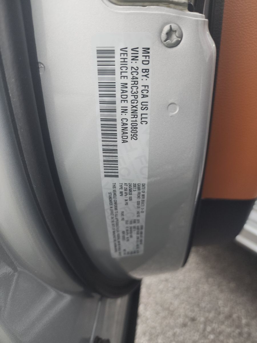 2022 Chrysler Pacifica Pinnacle AWD
