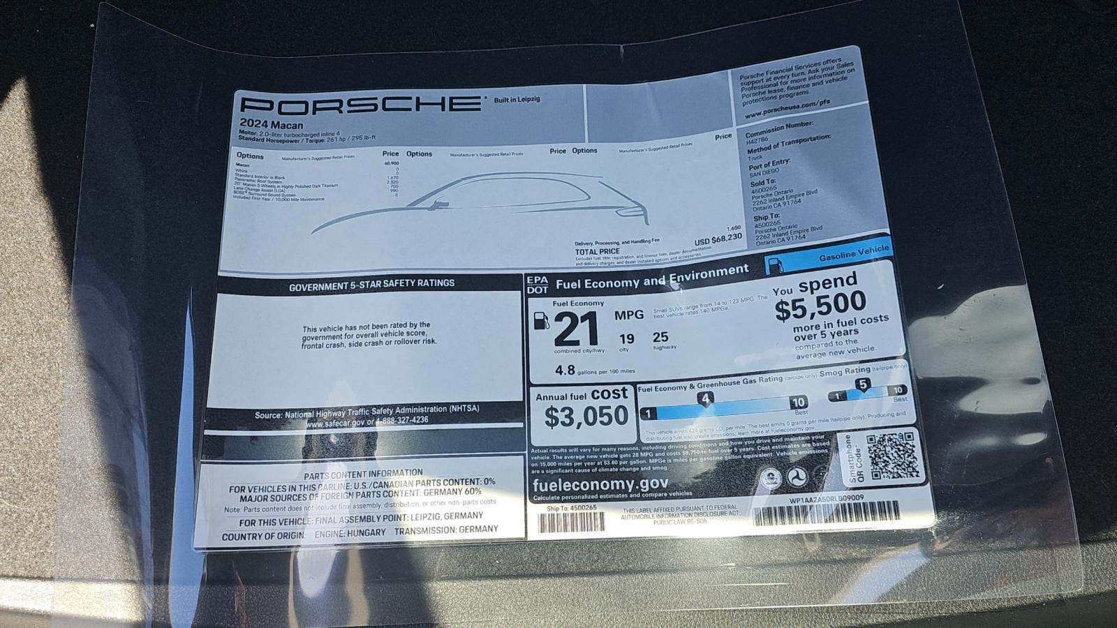 2024 Porsche Macan Base AWD