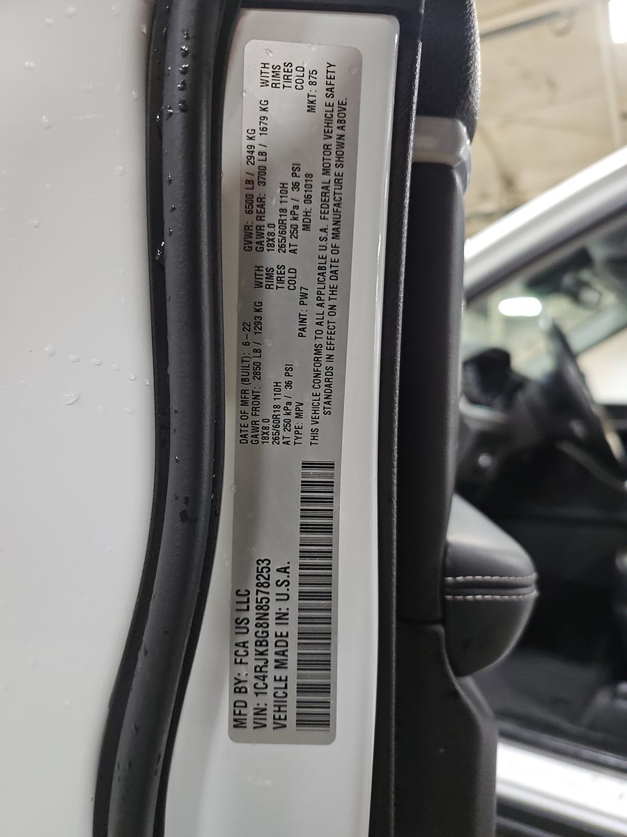 2022 Jeep Grand Cherokee L Limited AWD