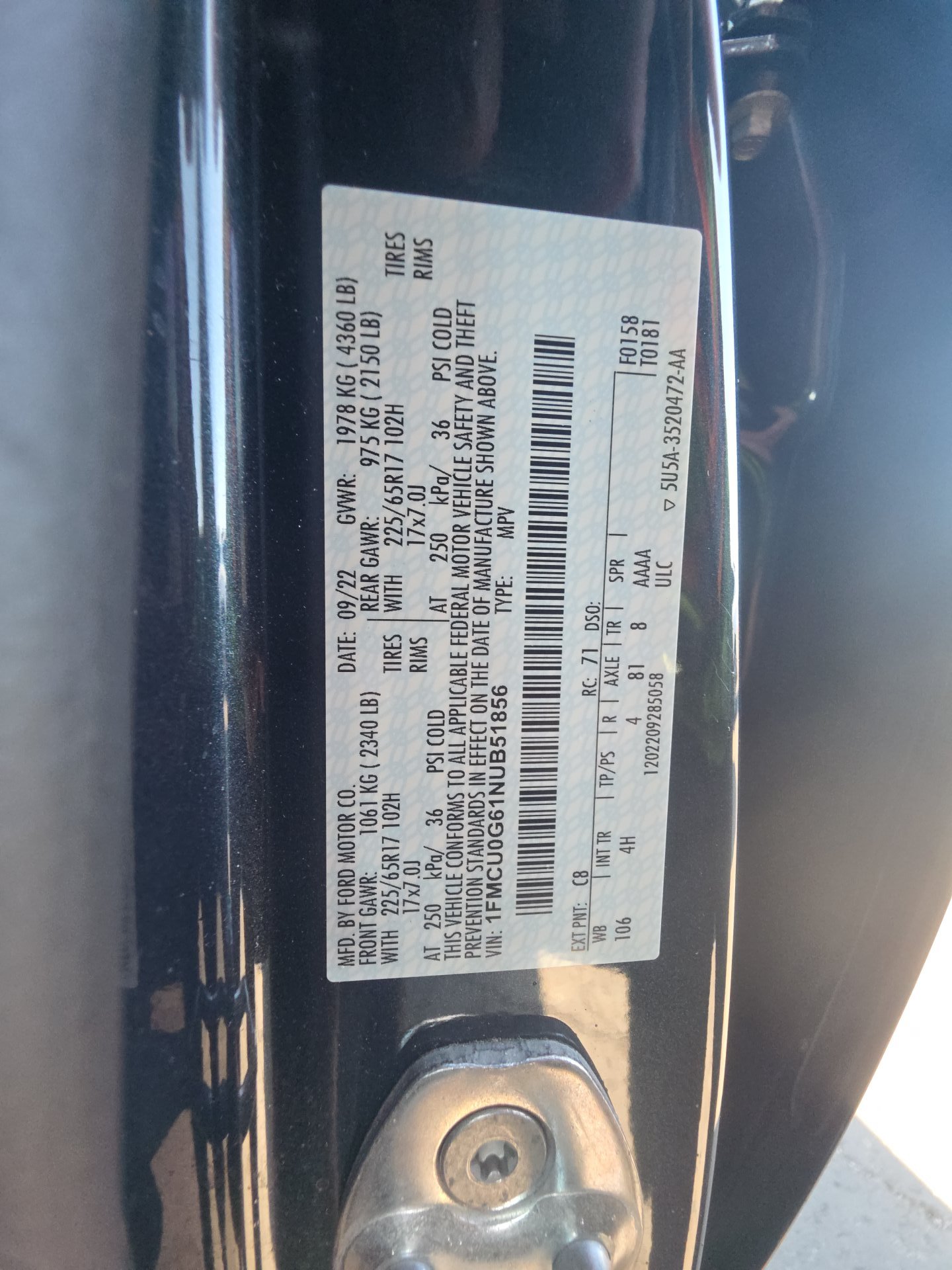 2022 Ford Escape SE FWD