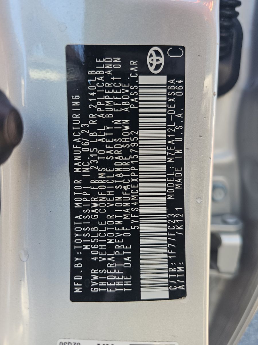 2023 Toyota Corolla SE FWD