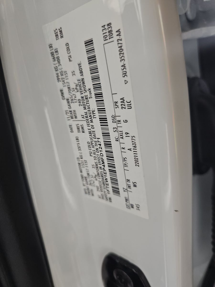 2021 Ford F-150 XL AWD