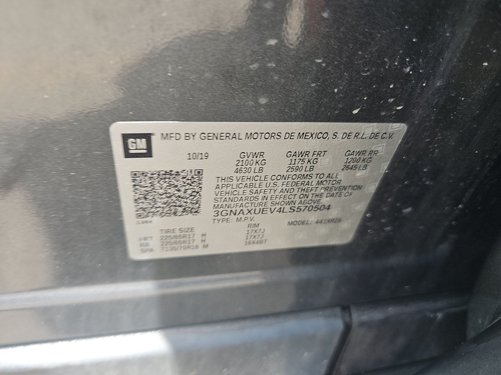 2020 Chevrolet Equinox LT AWD