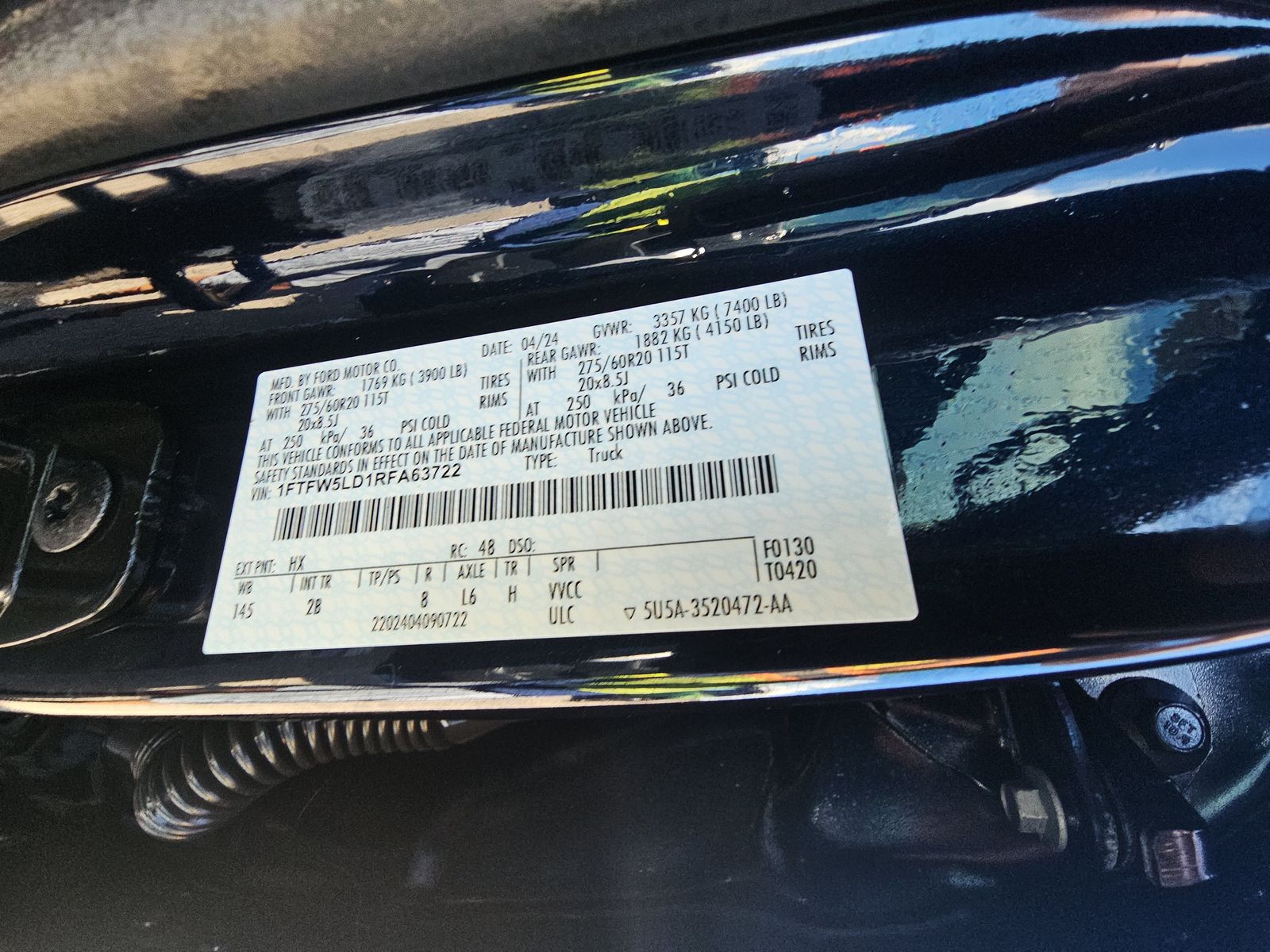 2024 Ford F-150 Hybrid Lariat AWD