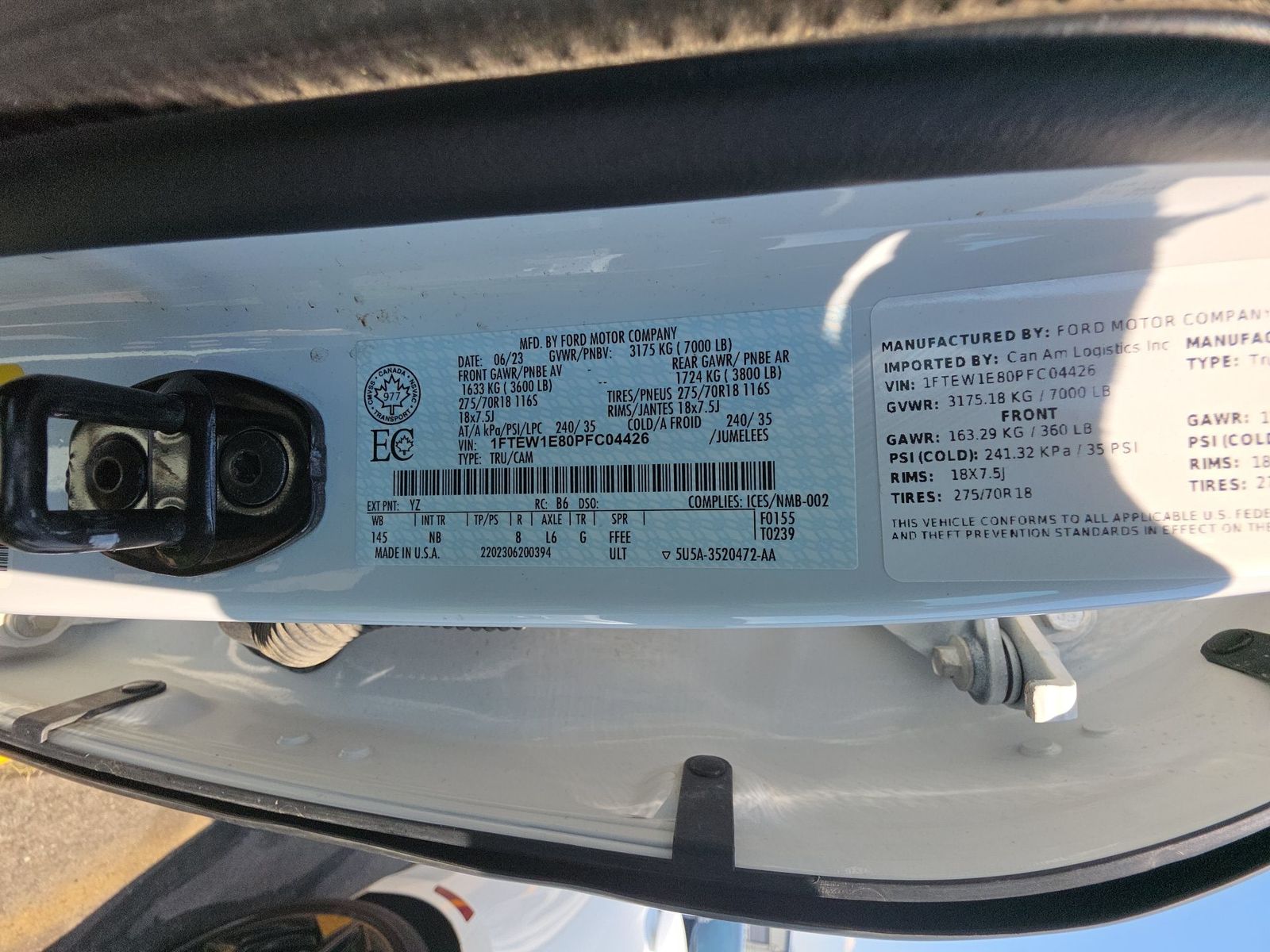 2023 Ford F-150 Tremor AWD