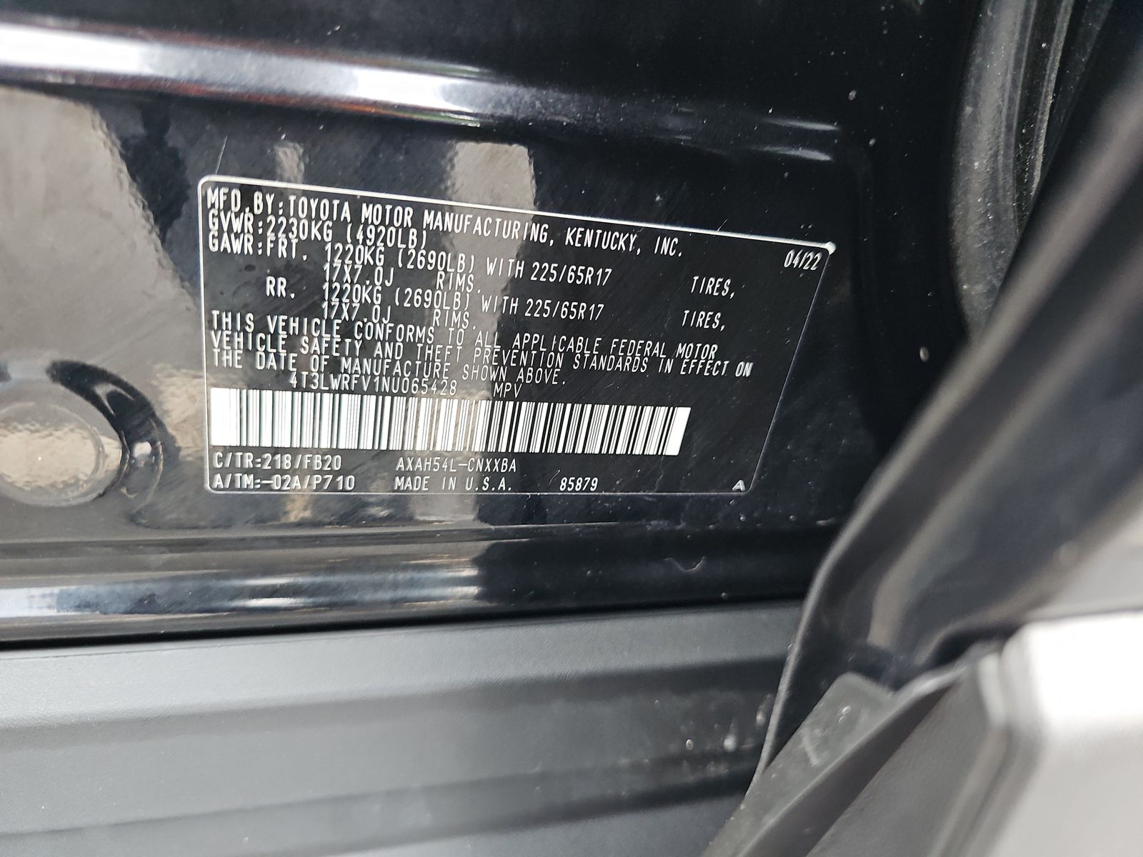2022 Toyota RAV4 Hybrid LE AWD