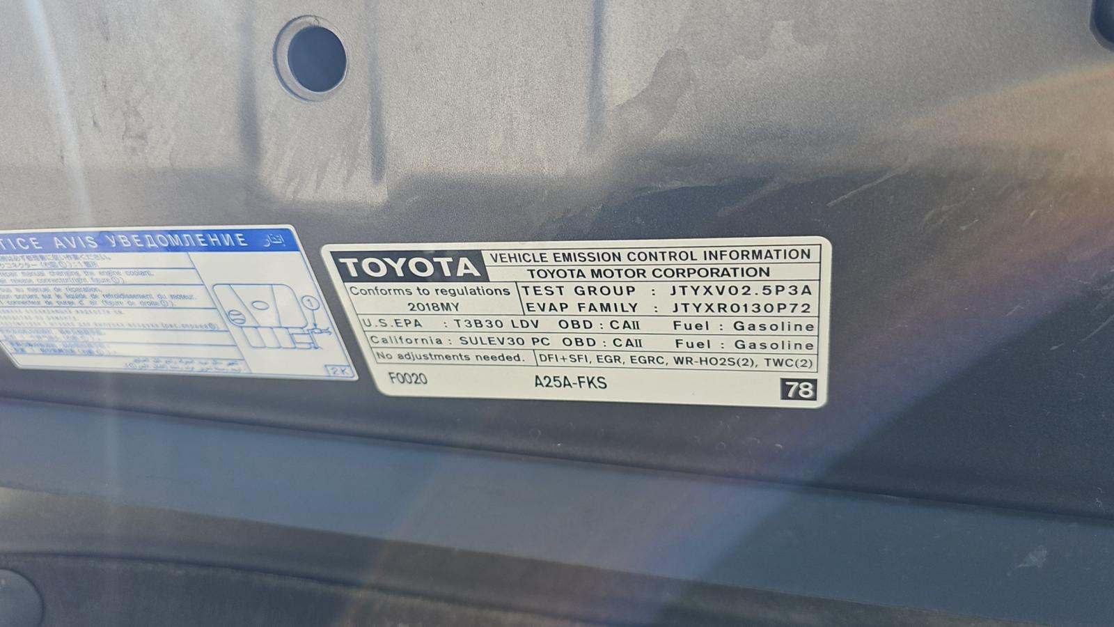 2018 Toyota Camry SE FWD